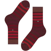 Burlington ブラックプール ソックス - コーラルレッド