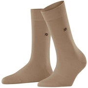 Burlington Bloomsbury Socks - Camel Brown