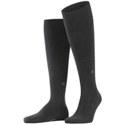 Burlington Dublin Knee High Socks - Anthracite Mel Grey