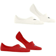 Burlington Everyday ノーショー ソックス 2 足組 - アクティブ レッド