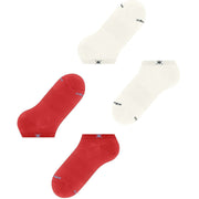 Burlington Everyday スニーカー ソックス 2 パック - チューリップ レッド