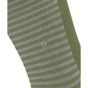 Burlington Everyday ストライプ ミックス ソックス 2 足組 - サルビア グリーン