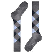 Burlington Manchester Knee High Socks - Concrete Grey