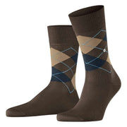 Burlington Manchester Socks - Chocolate Brown