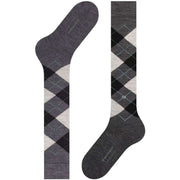 Burlington Marylebone Knee High Socks - Asphalt Mel Grey