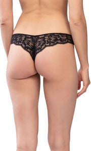 Mey Amazing String Lace Thong -Black