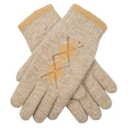 dents-argyle-marl-yarn-knitted-gloves---oatmeal-creamtoffee-brown-34477640