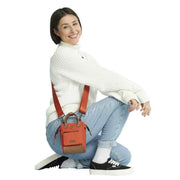 Cabaia Nano Essentials Crossbody Bag - Bogota Orange