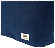 Roka Hoxton ラージ コットン キャンバス ショルダー バッグ - アドミラル ブルー