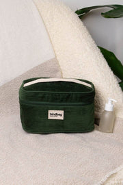 Hindbag Gaspard バニティバッグ - ベルベット パイン グリーン