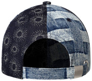 Kangol デニム マッシュアップ ベースボール キャップ - ブルー ピクニック