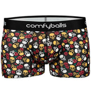 Comfyballs Cotton Regular Boxer - Halloween Scull Black