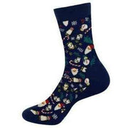 Comfyballs Rayon Socks - Christmas Blue