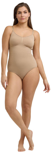 Falke Smart Support ハイウエスト シェイピング ブリーフ - キャメル ベージュ