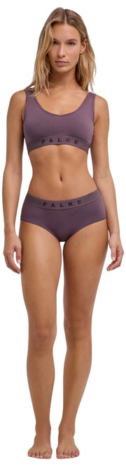 Falke Daily Comfort ビスチェ ブラレット 2 枚組 - ローズ ピンク/パープル