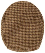 Dents Blashford Tweed フラット キャップ - チェスナット ブラウン