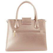 David Jones Tab Over Formal Tote Bag - Apricot Pink