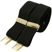 David Van Hagen Standard 35mm Braces - Black/Gold