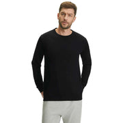 falke-pima-interlock-long-sleeve-crew-neck-t-shirt---black-35289431