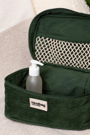 Hindbag Gaspard バニティバッグ - ベルベット パイン グリーン