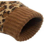 Dents Animal Print Gloves - Tan