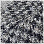 Dents Blashford ツイード フラット キャップ - チャコール グレー