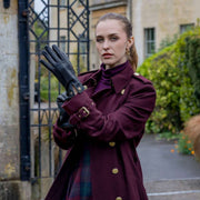 Dents Colette タッチスクリーン レザー グローブ - ブラック