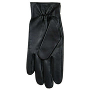 Dents Geneva Watch Keyhole Leather Driving Gloves - Black