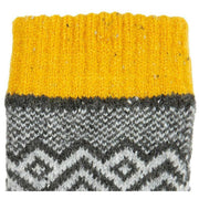 Dents Geometric Knitted Gloves - Dove Grey