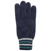 Dents Salcombe リブ ニット グローブ - ネイビー