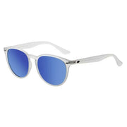 Dirty Dog Racoon Sunglasses - Satin Crystal Grey/Ice Blue Mirror