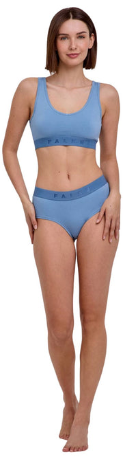 Falke Daily Comfort ヒップスター ブリーフ 2 枚パック - ブルー/ベージュ