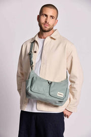 Hindbag Emile マルチポケット ショルダーバッグ - セージグリーン