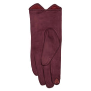 dents-buttoned-faux-suede-gloves---damson-burgundy-34477529