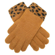 dents-spotted-feather-yarn-knitted-gloves---tan-beige-34477753