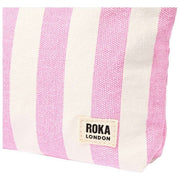 roka-maida-vale-medium-cotton-canvas-pouch---sherbet-multi-stripe-pinkwhite-35904366