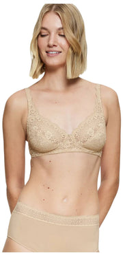 Triumph Amourette ノンワイヤー ブラジャー - スキンベージュ