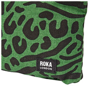 Roka Maida Vale Medium Cotton Canvas Pouch - Artichoke Green