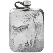 english-pewter-company-6oz-embossed-stag-pewter-purse-flask---silver-34311219