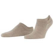 Falke Climawool No Show Socks - Pebble Mel Beige