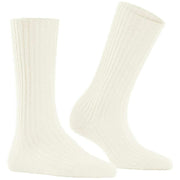 Falke Cosy Wool Boot Socks - Off White