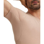 Falke Daily Climate Control V-Neck T-Shirt - Camel Brown