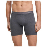 Falke Daily Comfort 2 パック ロングレッグ ボクサー - ダークグレーヘザー