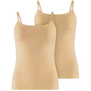 Falke Daily Comfort 2-Pack Vest Top - Camel Beige