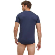 Falke Daily Comfort Crew Neck 2 Pack T-Shirt - Midnight Navy