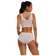 Falke Daily Comfort プリント ビスチェ ブラレット 2 枚組 - ベージュ/ブルー