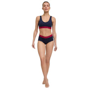 Falke デイリー コンフォート プリント ヒップスター ブリーフ 2 パック - ブラック/レッド