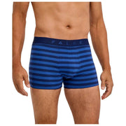 Falke Daily Comfort ストライプ ボクサー ブリーフ - ロイヤル ブルー