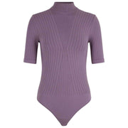 Falke Daily Graphic Lines ストリング ボディスーツ - Magnolia Lilac