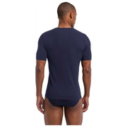 Falke デイリーシームレスクルーネック T-シャツ - ミッドナイトネイビー
